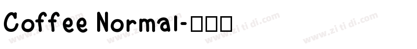 Coffee Normal字体转换